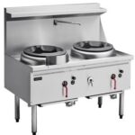 COBRA Gas Waterless Wok 1 x Chimney 1 x Duckbill Burner 1200mm CW2H-CD