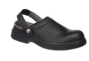 Safety Clogs Black - Unisex Chef Shoes