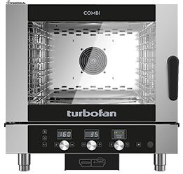 TURBOFAN Electric Combi Oven 5 Tray 1/1 GN Digital 777mm EC40D5