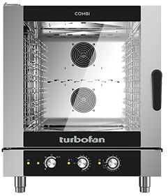 TURBOFAN Electric Combi Oven 7 Tray 1/1 GN Manual 777mm EC40M7