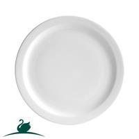 HC Plate 230mm Narrow Rim Savoy WHITE