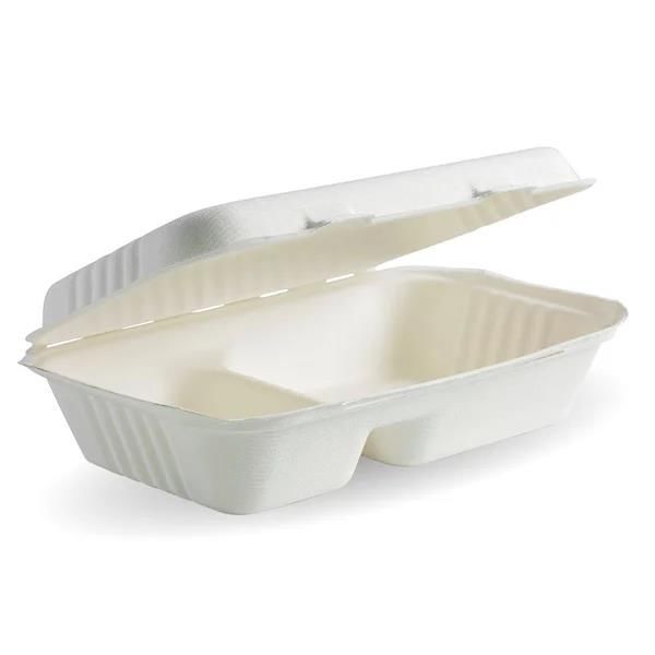 BioCane Clamshell 2 Compartment White