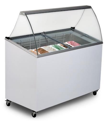 BROMIC Ice Cream Display Freezer 7 Tubs 1298mm GD0007S