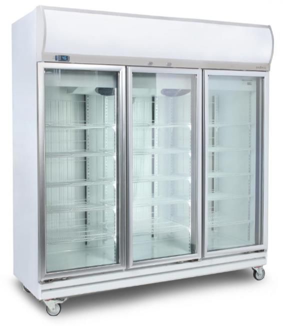 BROMIC Upright Display Fridge 3 Doors 1507L 1880mm GD1500LF