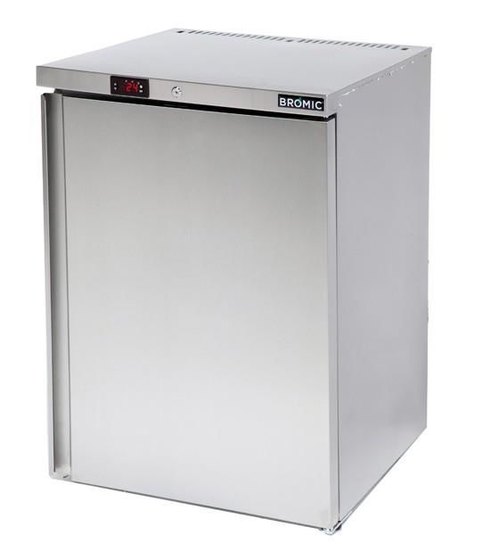 BROMIC Undercounter Storage Fridge 1 Door 138L 595mm UBC0140SD-NR