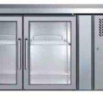 BROMIC Undercounter Display Fridge 2 Doors 282L 1360mm UBC1360GD-NR