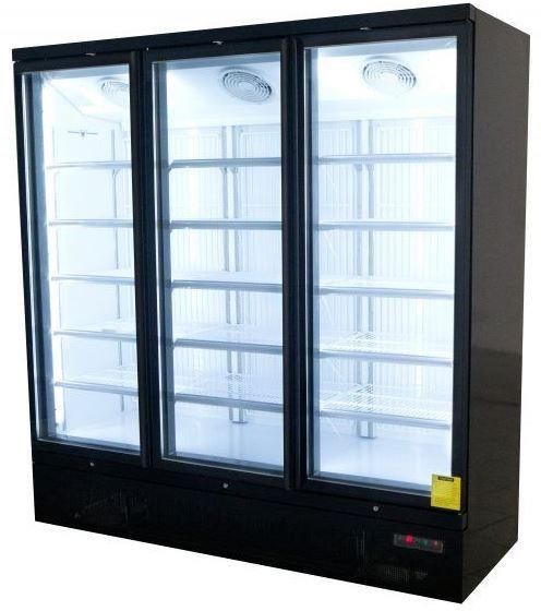 SALTAS Upright Display Fridge 3 Doors 1260L 1875mm NDA1875