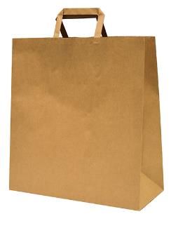 Carry Bag Large With Flat Handle (Pack 250) - "Uber Eats" bag