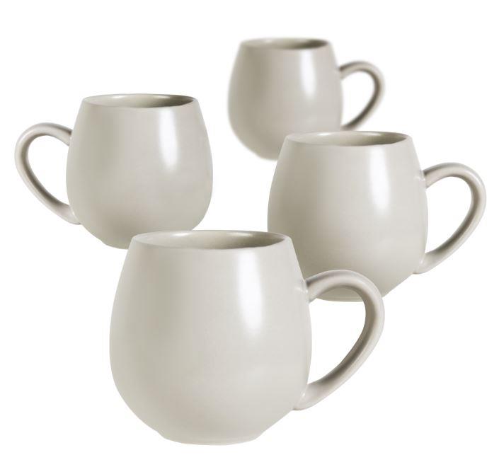 Hug Me Mug Dove Grey Set of 4