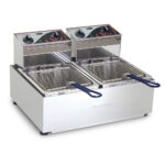 ROBAND Countertop Deep Fryer 2 x 8Ltr Pans F28