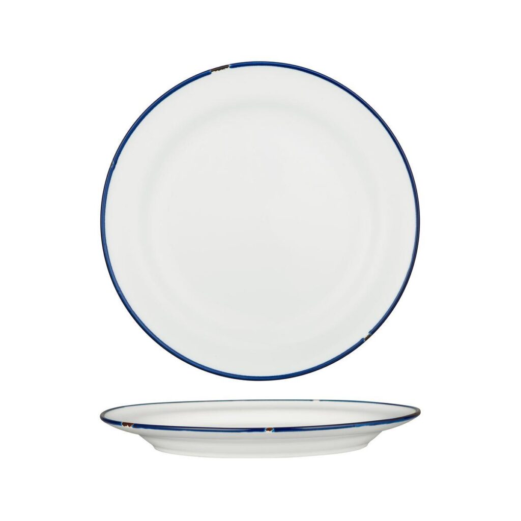 Luzerne TinTin Plate White/Blue 270mm