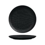 Luzerne Linen Black Coupe Plate 285mm