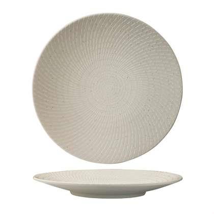 Luzerne Zen White Swirl Coupe Plate 155mm