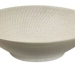 Luzerne Zen White Swirl Round Bowl 190mm