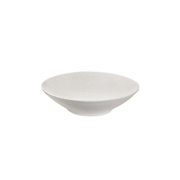 Luzerne Zen White Swirl Round Bowl 210mm