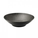 Luzerne ZEN Black Swirl Round Bowl 290mm