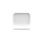 Tray Rectangle 180x130x20mm Bianco Bevande