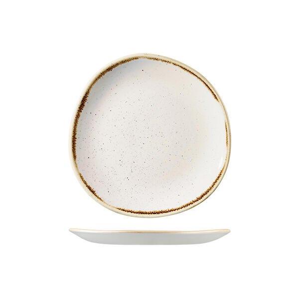 Stonecast Barley White Round Organic Plate 210mm