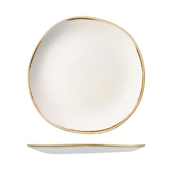 Stonecast Barley White Round Organic Plate 264mm