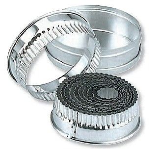 Cutter Set 14pce Crinkle Round