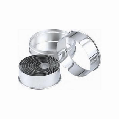 18/8 Plain Round Cutter Set – 25-115mm (14pce)