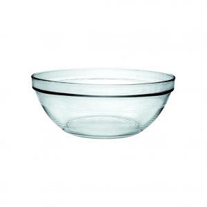 Glass Bowl 17cm Stackable