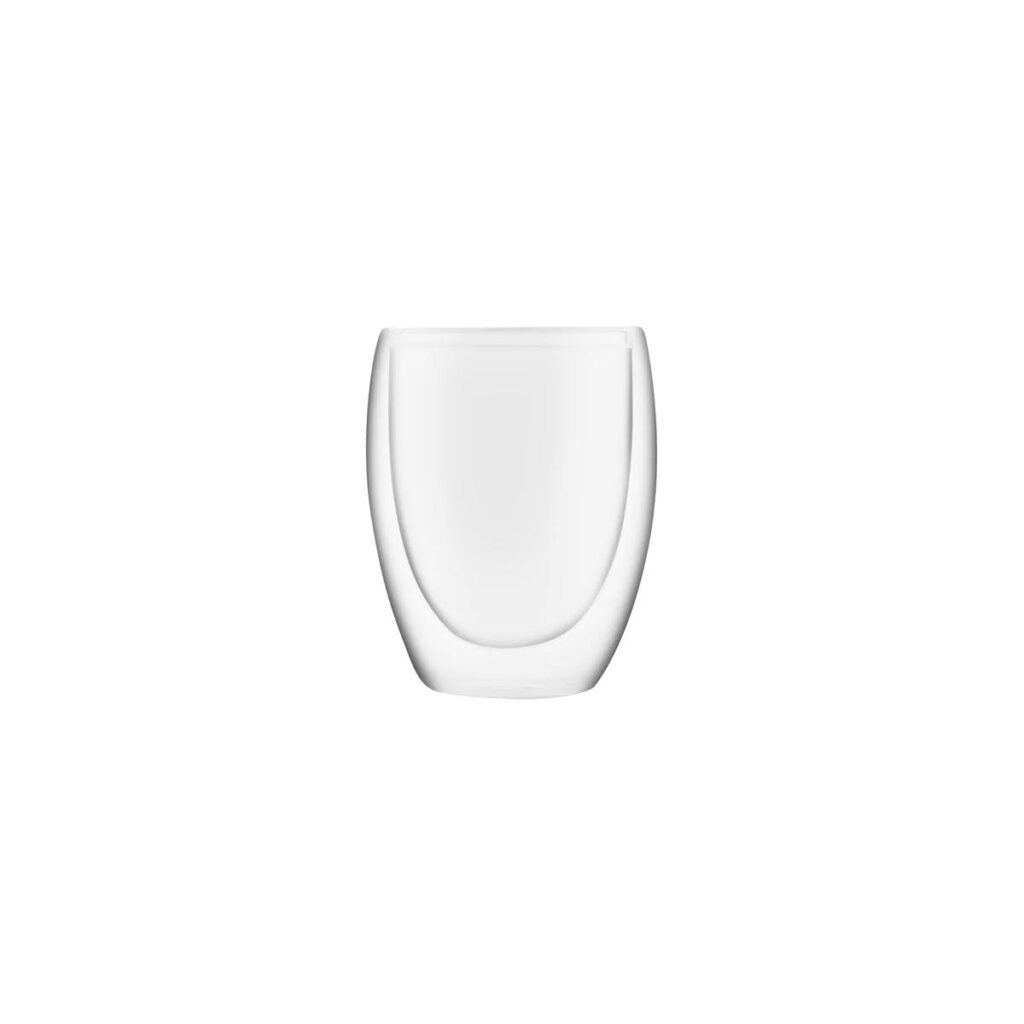 Caffe Double Wall Glass - Set of 2, 400ml Brew