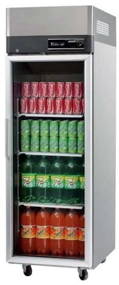 TURBO AIR Upright Display Fridge 1 Door 574L 640mm KR25-1G