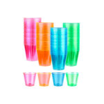 Shot Glasses Fluro 30ml Polycarbonate