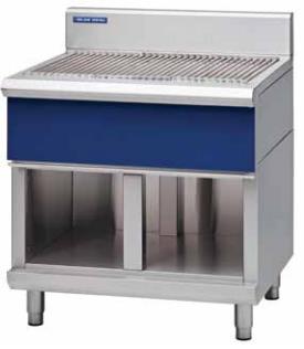 BLUE SEAL Solid Fuel Chargrill On Cabinet 900mm SF90-CB