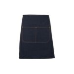 Waist Apron 1/2 Blue Denim W/Dbl Pocket