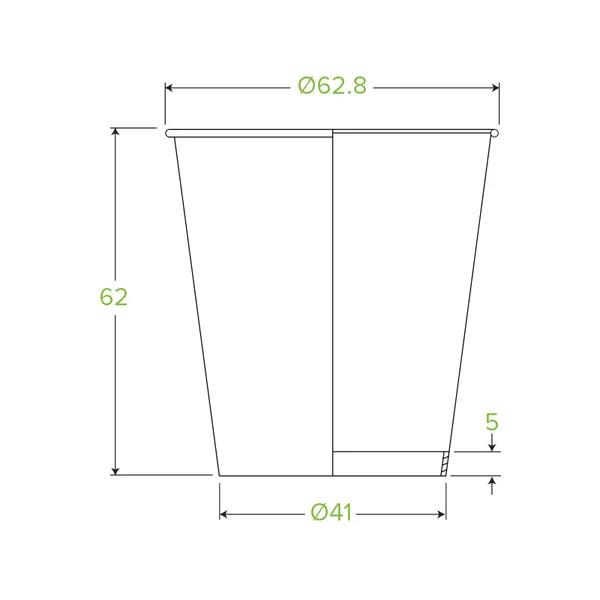 BioCup Art Series Single Wall 120ml / 4 oz (62mm)