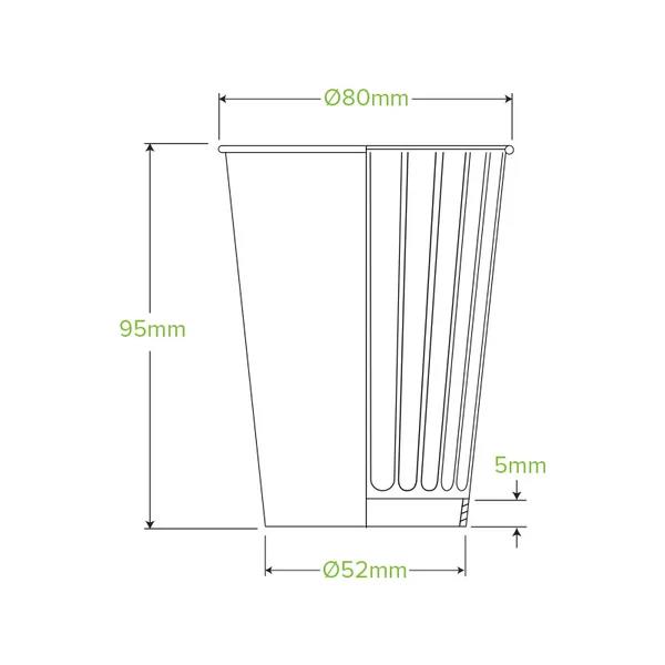 BioCup Art Series Double Wall 280ml / 8 oz (80mm)