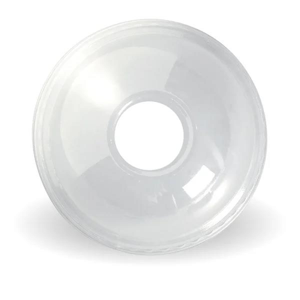 Biocup Lid Dome w/Hole (Clear) to Suit PLA Green Line 300-700ml Cup