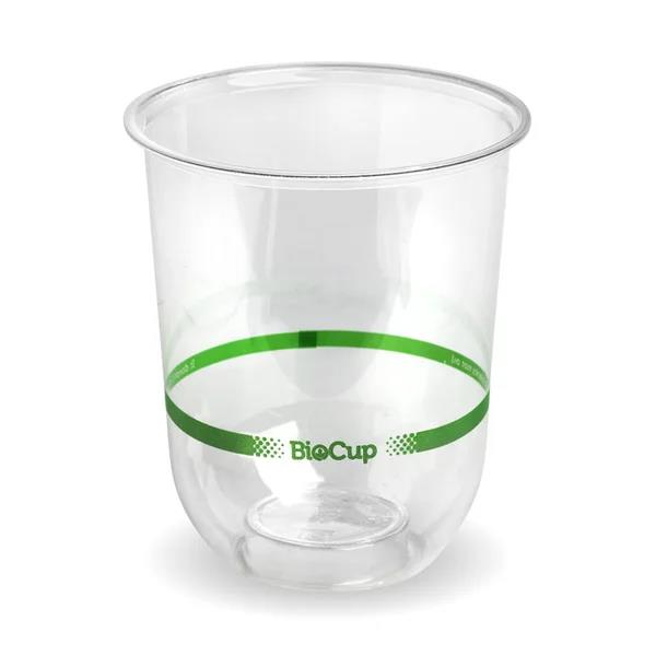 BioCup Green Line 250ml Cold Cup (Rounded Base)