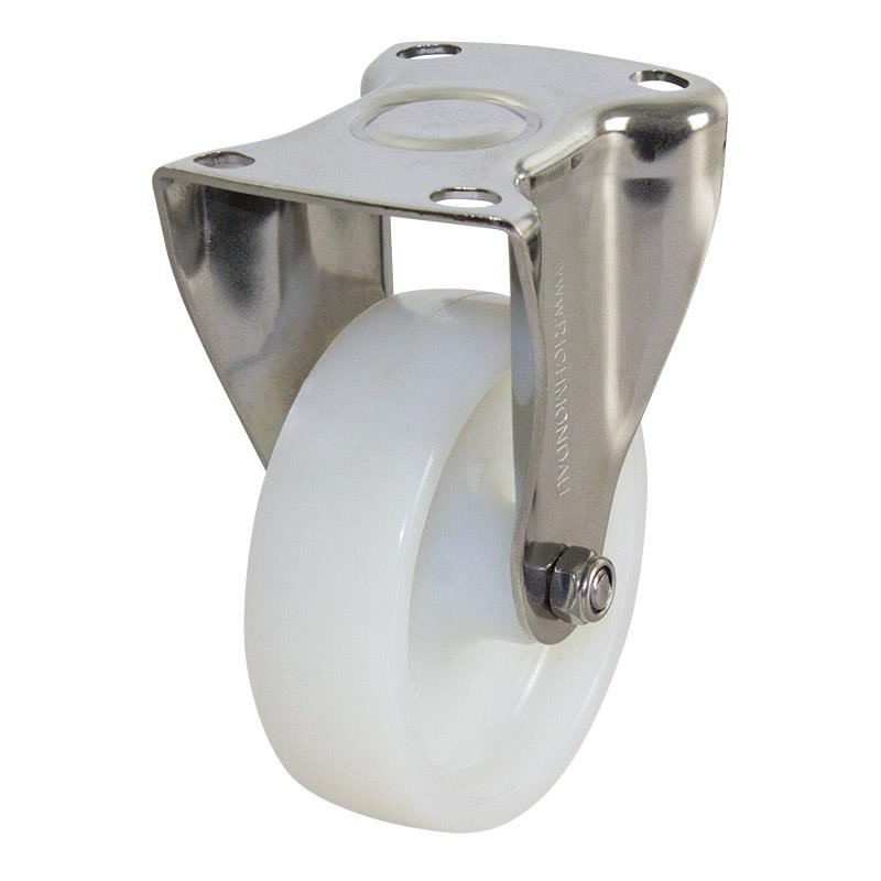 B&S Non-swivel rear castors – Set of two