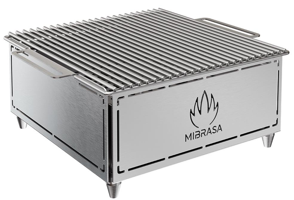 MIBRASA Mini Portable Charcoal Grill 300mm (8 [People) HIBACHI300PLUS