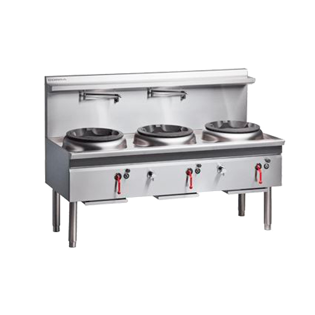 COBRA Gas Waterless Wok 3 x Duckbill Burners 1800mm CW3H-DDD