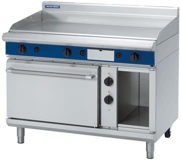 BLUE SEAL Dual Fuel Gas Griddle Electric Convection Oven Range 1200mm GPE58