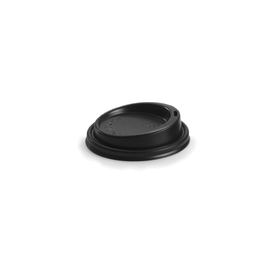 Biocup Lid Large PLA Suits (90mm) Black