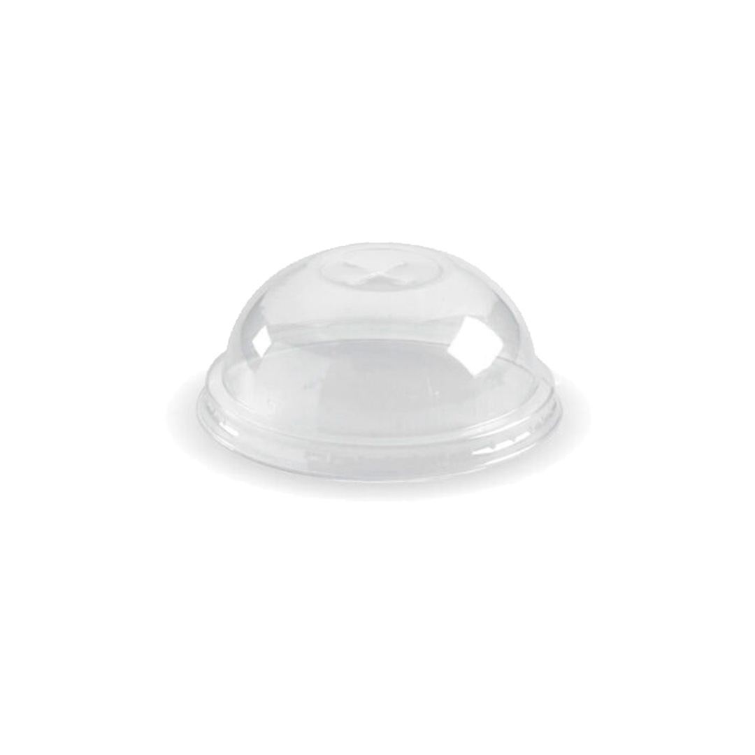 Biocup Lid Dome to Suit PLA (Clear) 60ml to 280ml Cup