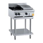 B+S Combination Two Burners & 300mm Grill Plate On Stand K+ Series