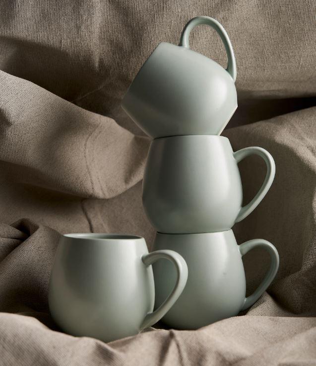 Hug Me Mug Pale Eucalyptus Set of 4