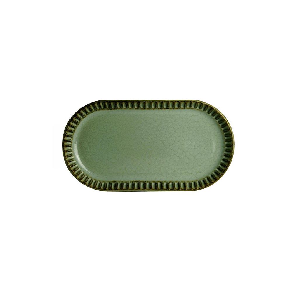 Platter Oblong 191mm Adelaide Green