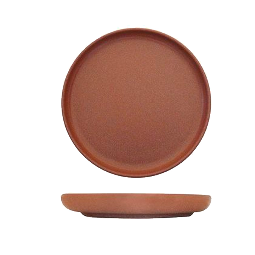 Eclipse Uno Brown Round Plate 280mm