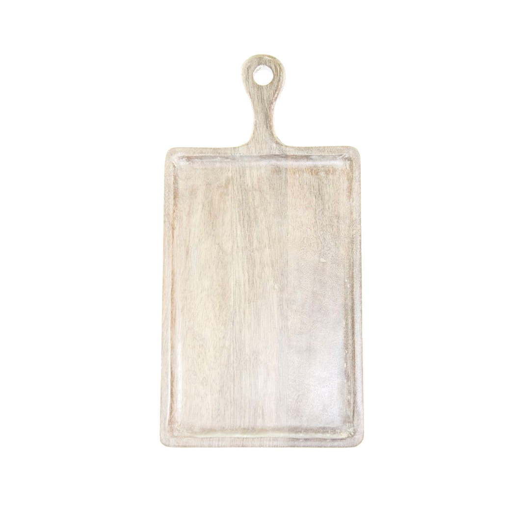 Mango Wood (Serving) Board - Rectangular WHITE