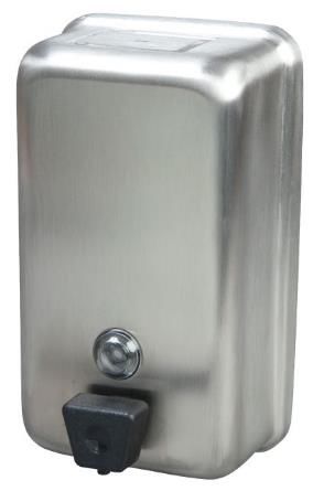 Stainless Steel Soap Dispenser - Vertical