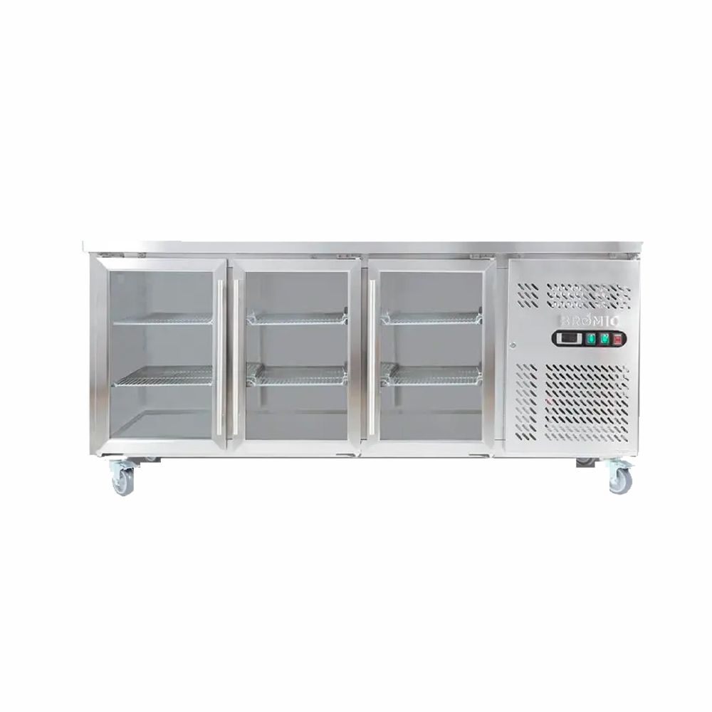 BROMIC Undercounter Display Fridge 3 Doors 417L 1795mm UBC1795GD