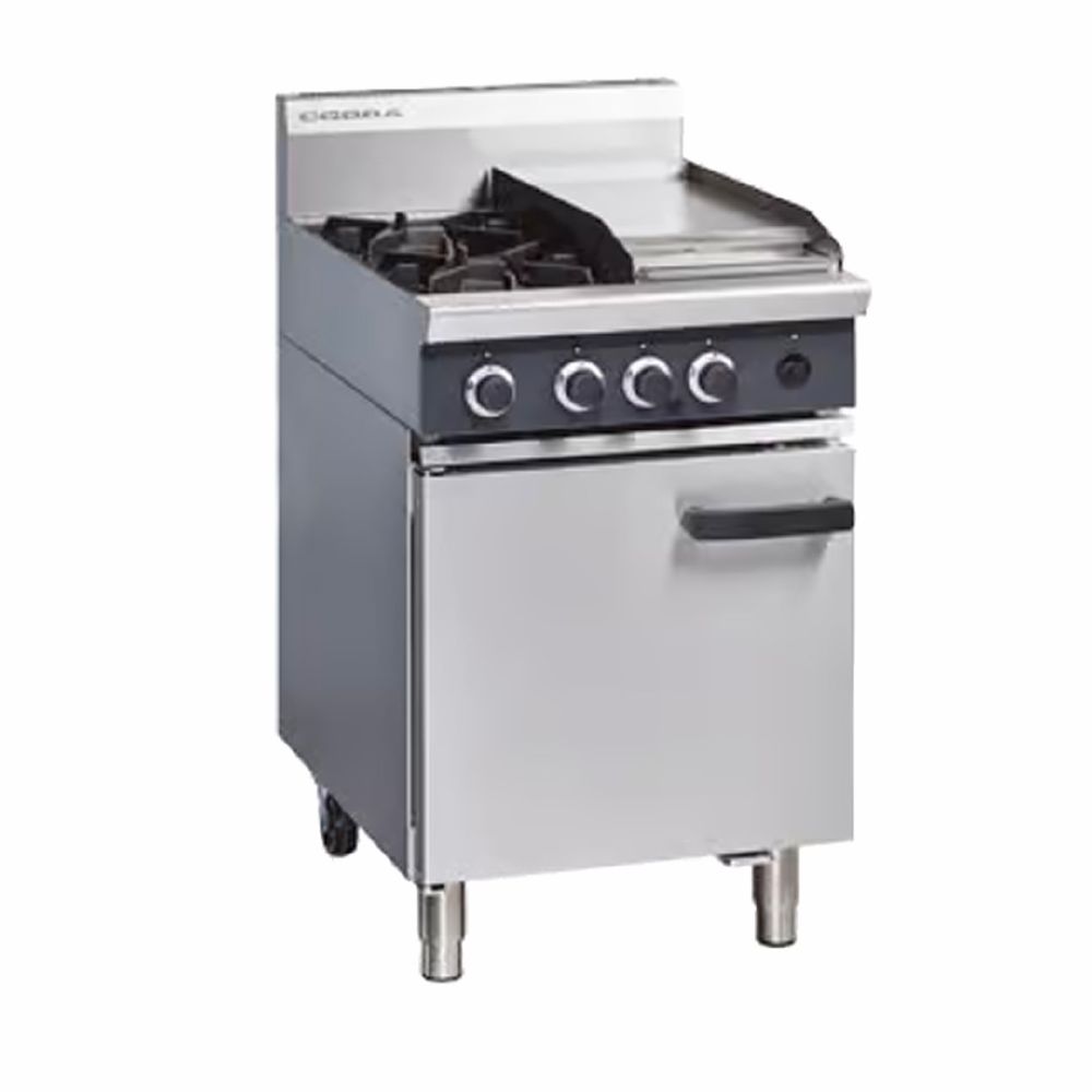 COBRA Gas Oven Range 2 Burners & Griddle 600mm CR6C