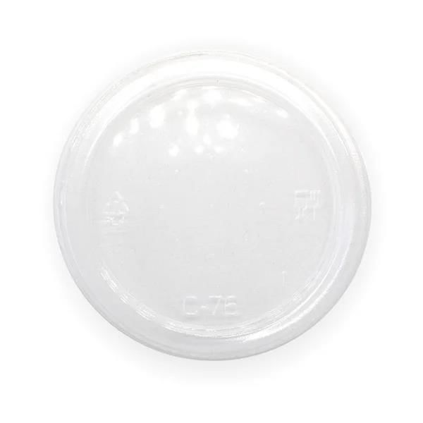 BioCup Lid Flat to Suit PLA (Clear) 60ml to 280ml Cup